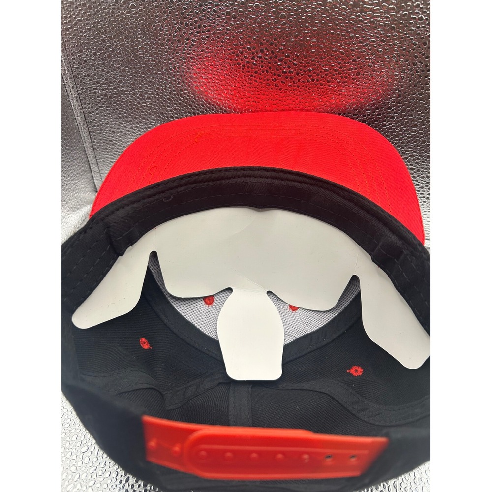 Miami Heat Snapback Hat NBA Basketball Cap Black Red Flat Brim Adjustable Mens - Picture 4 of 7
